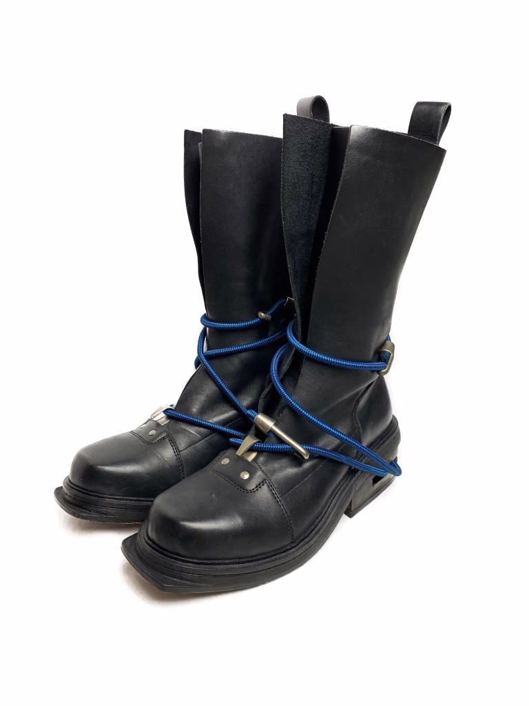 Dirk Bikkembergs Bungee Cord High Boots in Black