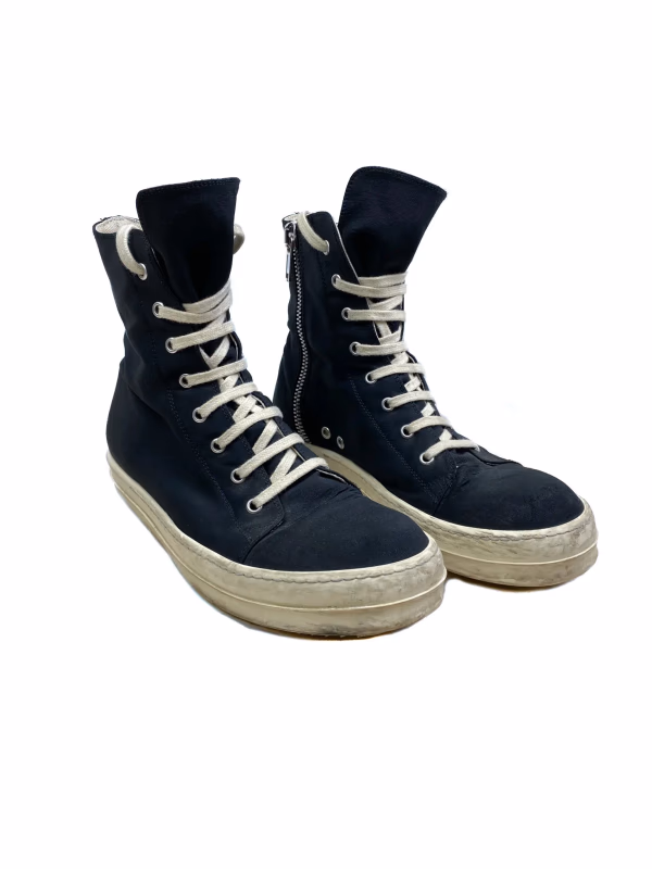 Rick Owens Ramones High-Top Sneakers in Multicolor