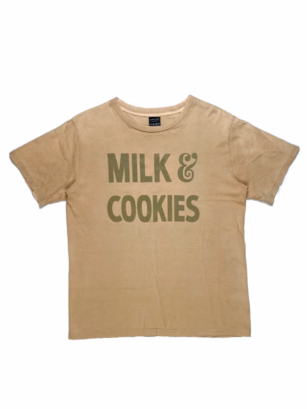 Number (N)ine 'Milk & Cookies' Tee in Tan