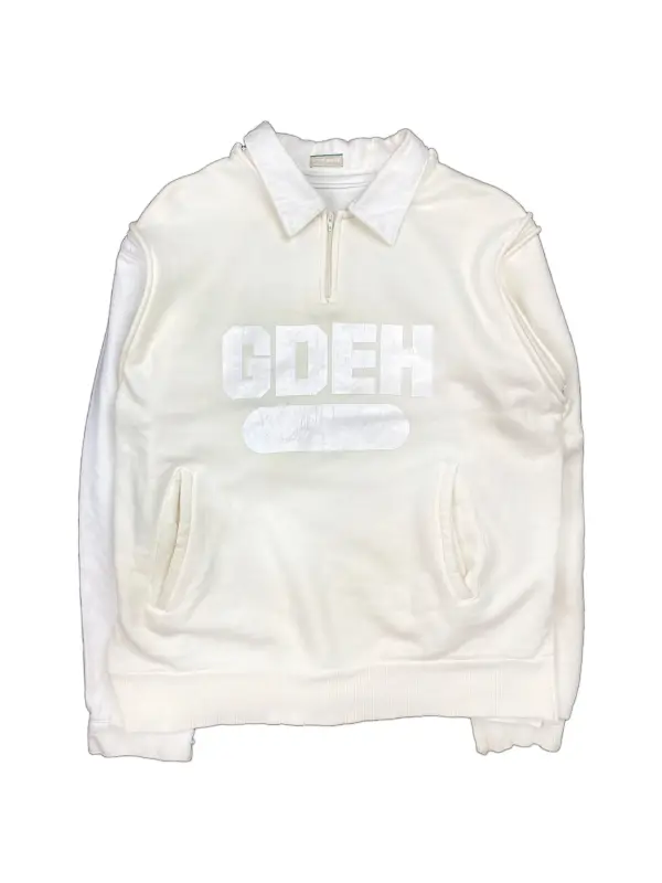 GDEH Logo Quarter-Zip Polo Sweatshirt