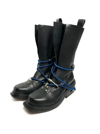 Bungee Cord High Boots