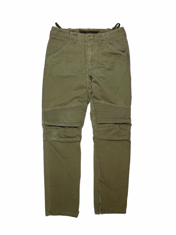 Helmut Lang AW98 Astro Biker Pants in Olive