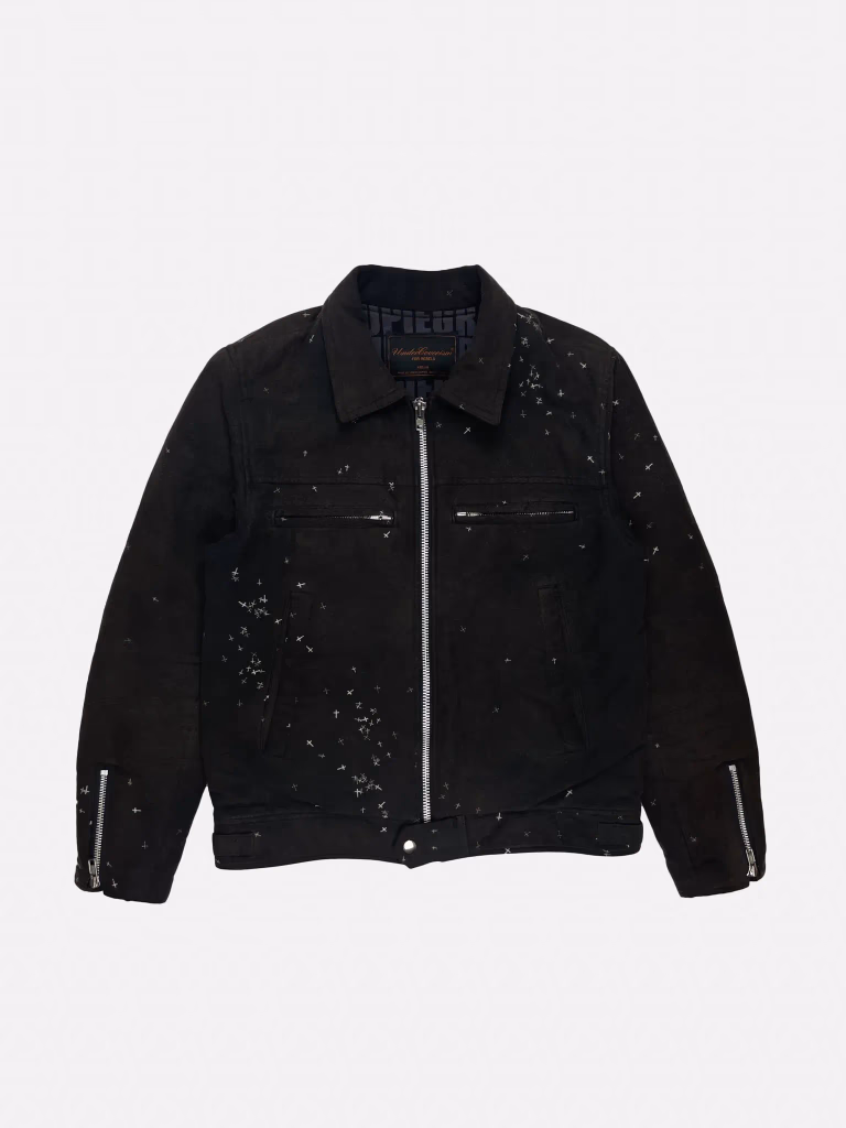Undercover AW02 'Witch's Cell Division' Cross Jacket in Black