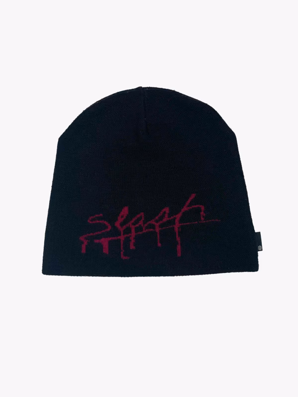 Undercover AW15 Slash Magazine Beanie in Black